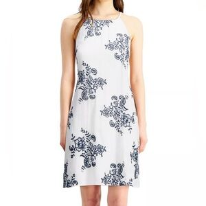 Embroidered Floral Halter Dress | XS